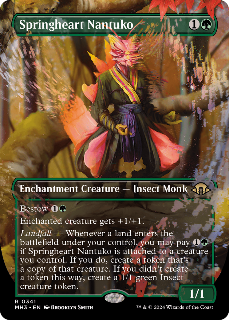 Springheart Nantuko (Borderless) [Modern Horizons 3] - The Mythic Store | 24h Order Processing