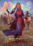 Jaya, Fiery Negotiator Art Card 1 (Gold-Stamped Signature) [Dominaria United Art Series] - The Mythic Store | 24h Order Processing