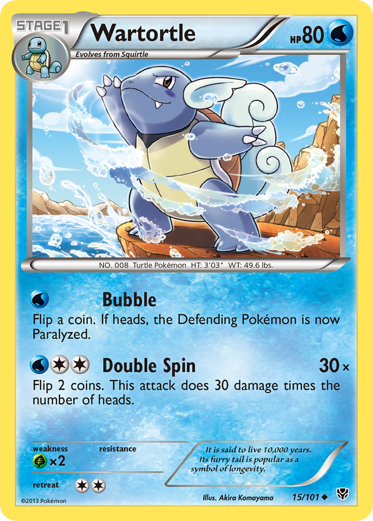 Wartortle (15/101) [Black & White: Plasma Blast] - The Mythic Store | 24h Order Processing