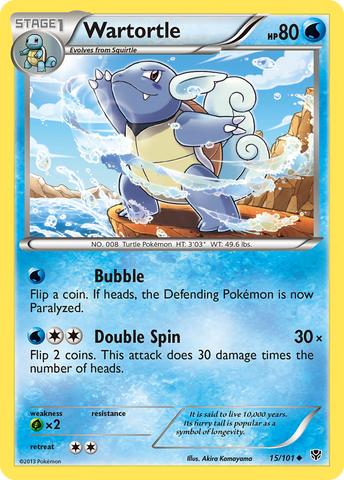 Wartortle (15/101) [Black & White: Plasma Blast] - The Mythic Store | 24h Order Processing