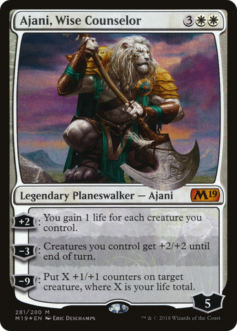 Ajani, Wise Counselor [Core Set 2019] - The Mythic Store | 24h Order Processing