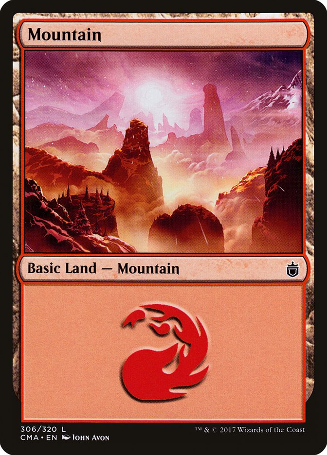 Mountain (306) [Commander Anthology] - The Mythic Store | 24h Order Processing