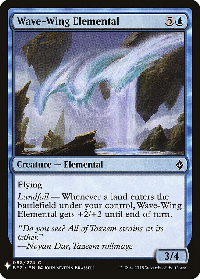 Wave-Wing Elemental [Mystery Booster] - The Mythic Store | 24h Order Processing