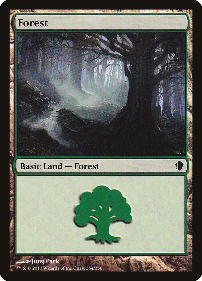 Forest (354) [Commander 2013] - The Mythic Store | 24h Order Processing