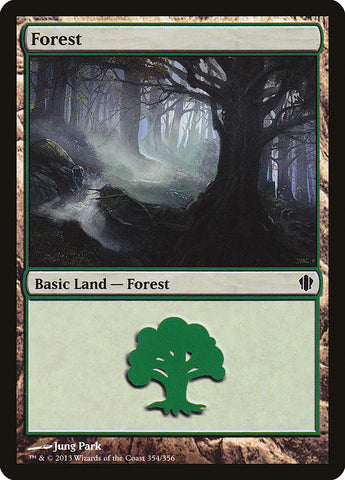 Forest (354) [Commander 2013] - The Mythic Store | 24h Order Processing