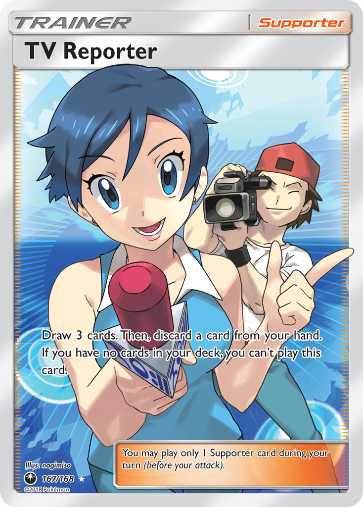 TV Reporter (167/168) [Sun & Moon: Celestial Storm] - The Mythic Store | 24h Order Processing