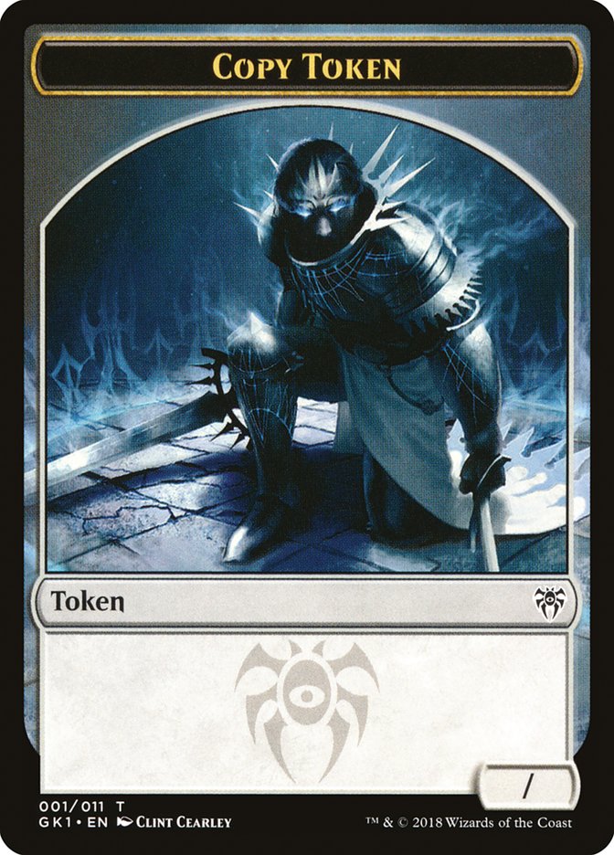 Copy // Horror Double-Sided Token [Guilds of Ravnica Guild Kit Tokens] - The Mythic Store | 24h Order Processing