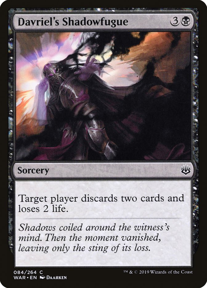 Davriel's Shadowfugue [War of the Spark] - The Mythic Store | 24h Order Processing