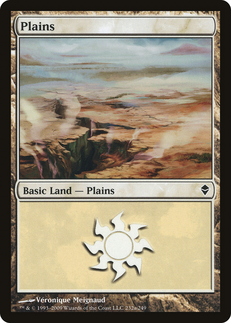 Plains (232a) [Zendikar] - The Mythic Store | 24h Order Processing