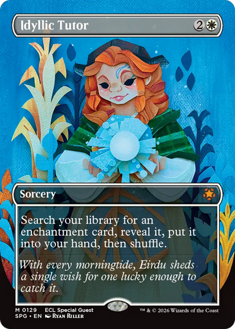 Idyllic Tutor (Borderless) [Lorwyn Eclipsed Special Guests] - The Mythic Store | 24h Order Processing