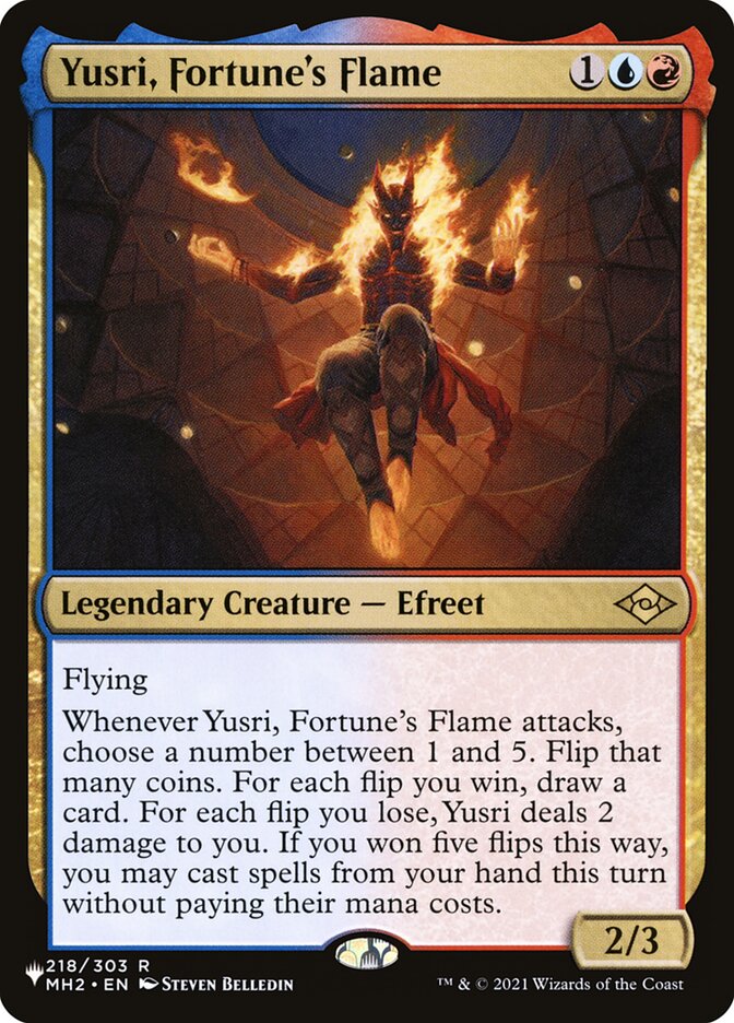 Yusri, Fortune's Flame [Secret Lair: Heads I Win, Tails You Lose] - The Mythic Store | 24h Order Processing