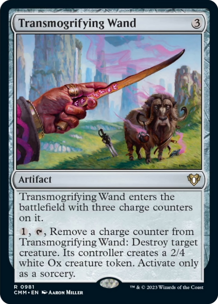 Transmogrifying Wand [Commander Masters] - The Mythic Store | 24h Order Processing