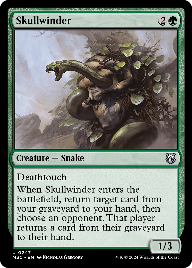 Skullwinder (Ripple Foil) [Modern Horizons 3 Commander] - The Mythic Store | 24h Order Processing