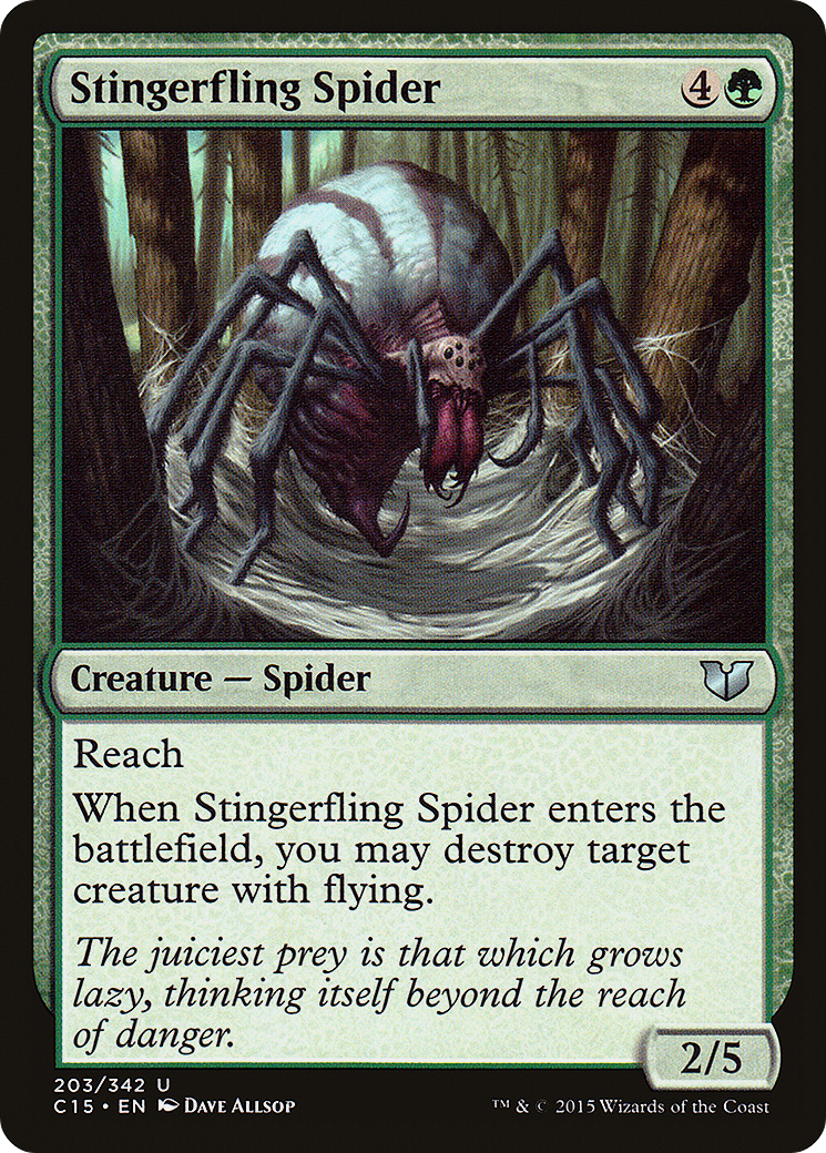 Stingerfling Spider [Commander 2015] - The Mythic Store | 24h Order Processing