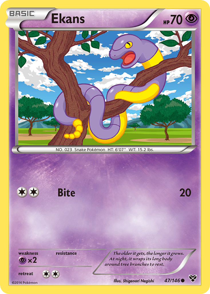 Ekans (47/146) [XY: Base Set] - The Mythic Store | 24h Order Processing