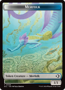 Merfolk // Worm Double-Sided Token [Lorwyn Eclipsed Tokens] - The Mythic Store | 24h Order Processing