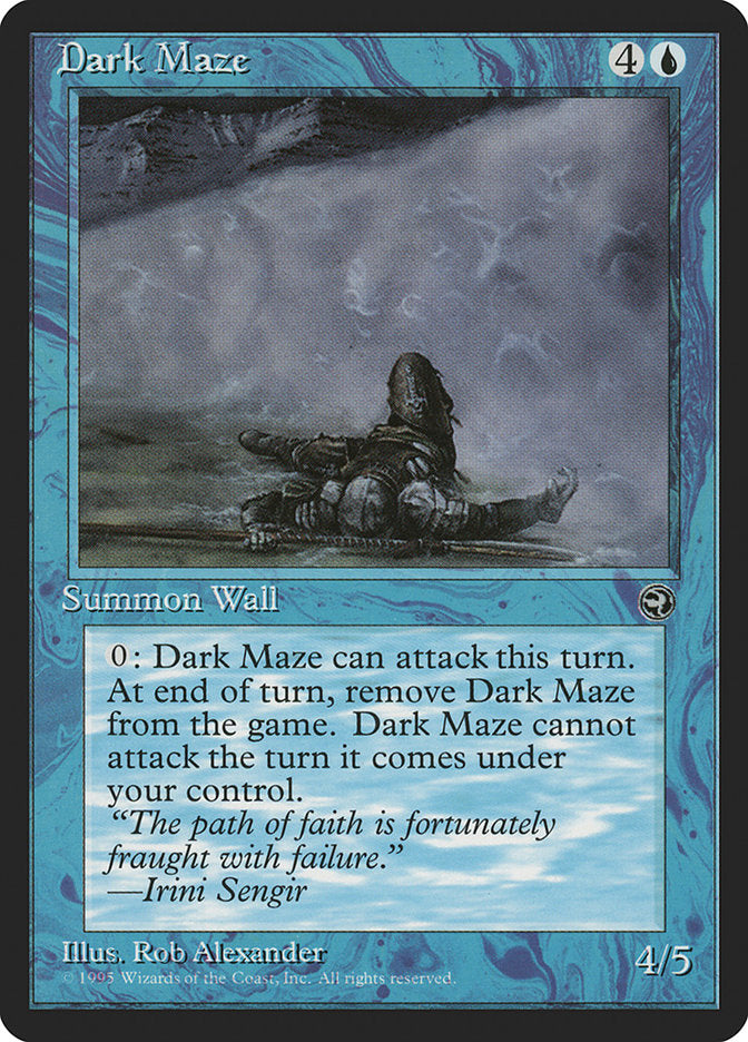 Dark Maze (Irini Sengir Flavor Text) [Homelands] - The Mythic Store | 24h Order Processing