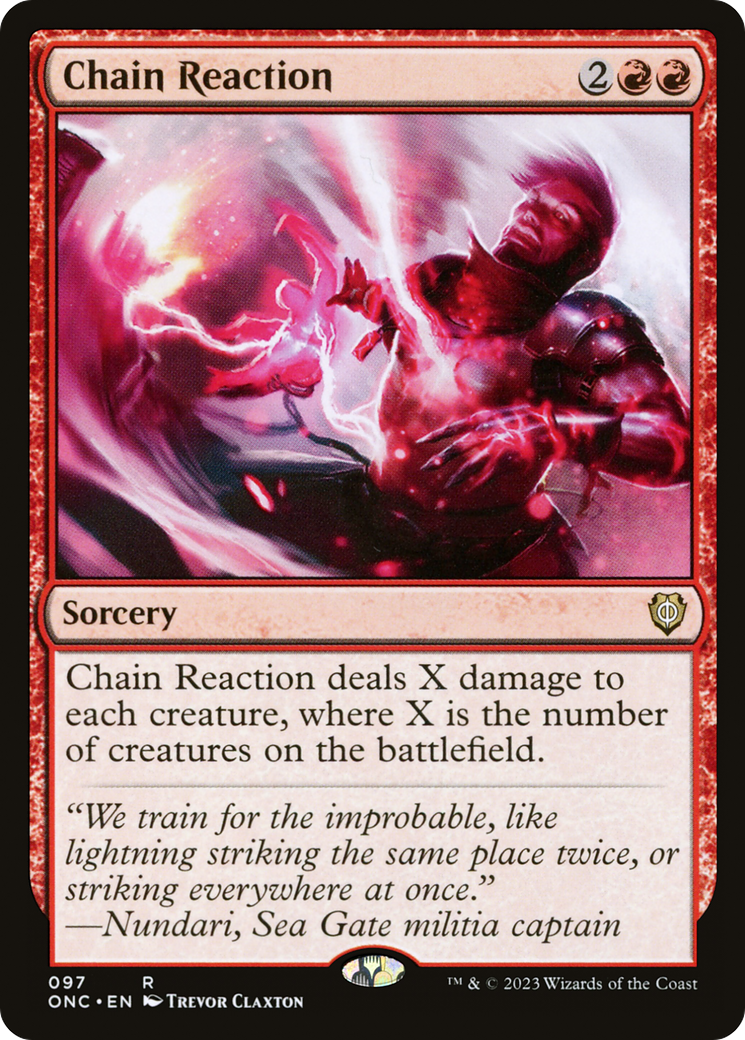Chain Reaction [Phyrexia: All Will Be One Commander] - The Mythic Store | 24h Order Processing