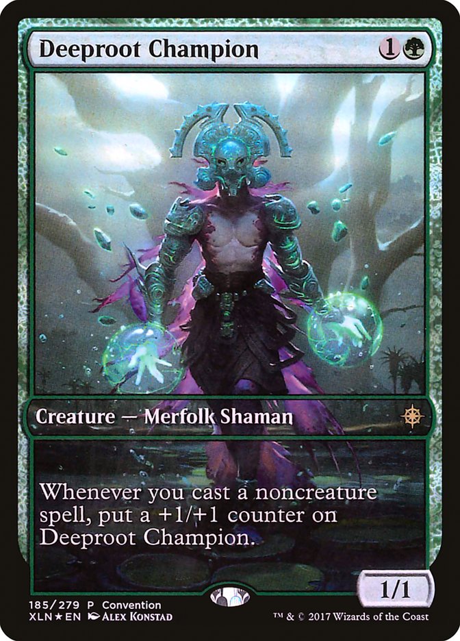 Deeproot Champion (Convention) (Full Art) [Ixalan Promos] - The Mythic Store | 24h Order Processing