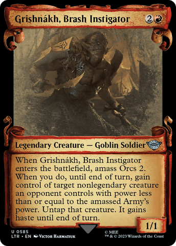 Grishnakh, Brash Instigator [The Lord of the Rings: Tales of Middle-Earth Showcase Scrolls] - The Mythic Store | 24h Order Processing