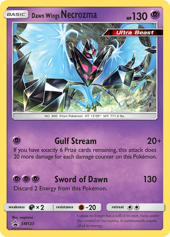 Dawn Wings Necrozma (SM123) [Sun & Moon: Black Star Promos] - The Mythic Store | 24h Order Processing