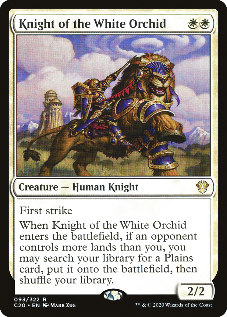 Knight of the White Orchid [Commander 2020] - The Mythic Store | 24h Order Processing