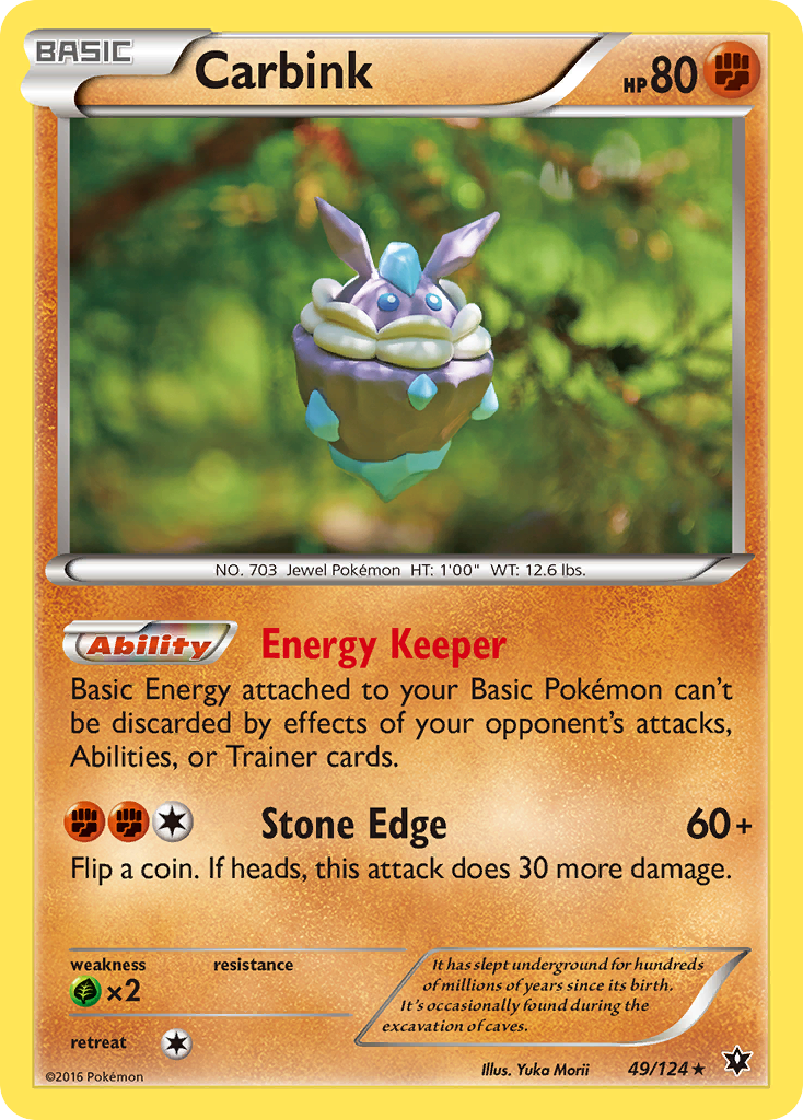 Carbink (49/124) [XY: Fates Collide] - The Mythic Store | 24h Order Processing