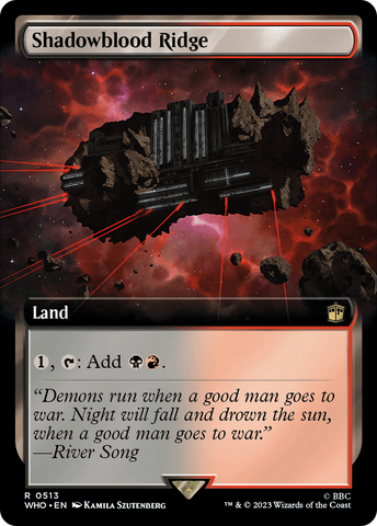 Shadowblood Ridge (Extended Art) [Doctor Who] - The Mythic Store | 24h Order Processing
