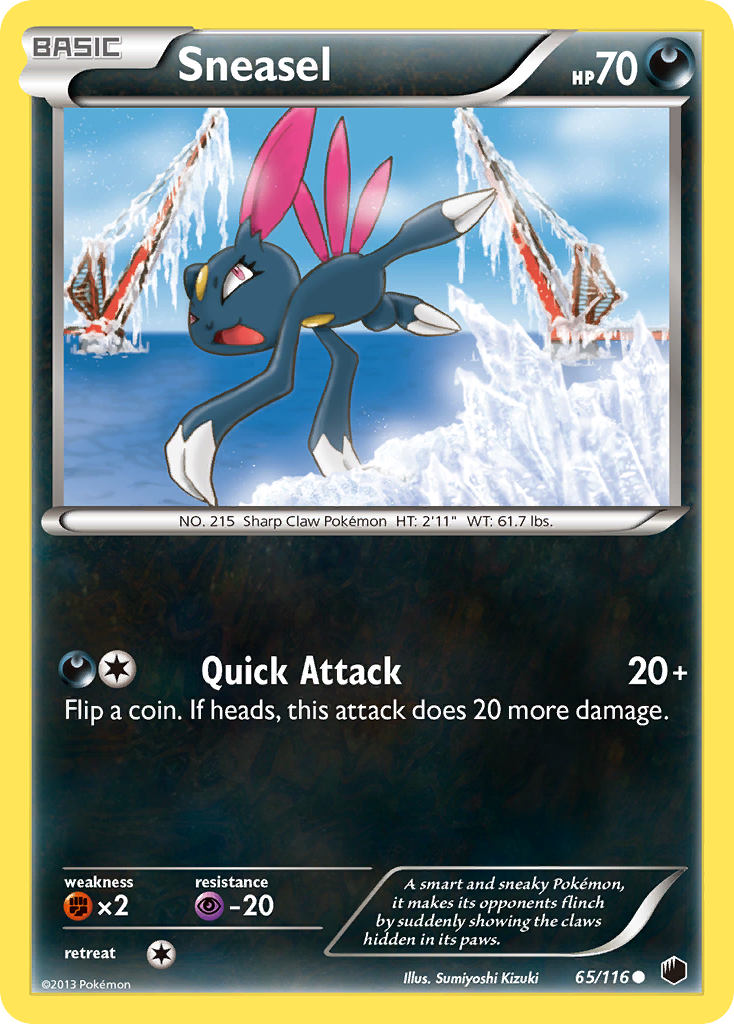 Sneasel (65/116) [Black & White: Plasma Freeze] - The Mythic Store | 24h Order Processing