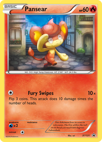 Pansear (XY131) [XY: Black Star Promos] - The Mythic Store | 24h Order Processing