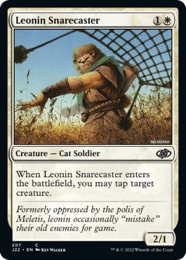 Leonin Snarecaster [Jumpstart 2022] - The Mythic Store | 24h Order Processing