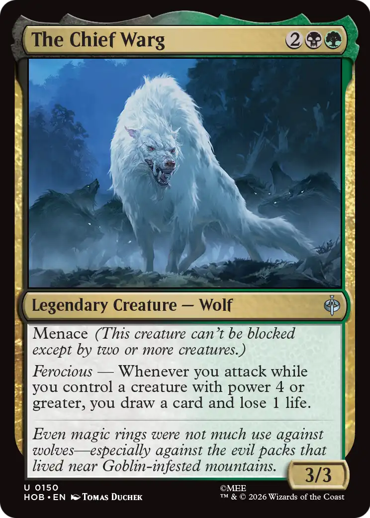 The Chief Warg [The Hobbit] - The Mythic Store | 24h Order Processing