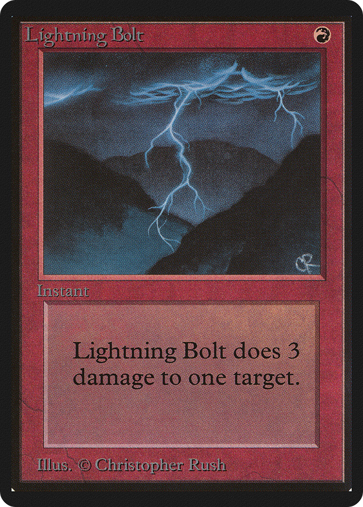 Lightning Bolt [Beta Edition] - The Mythic Store | 24h Order Processing