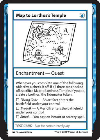 Map to Lorthos's Temple [Mystery Booster 2 Playtest Cards] - The Mythic Store | 24h Order Processing