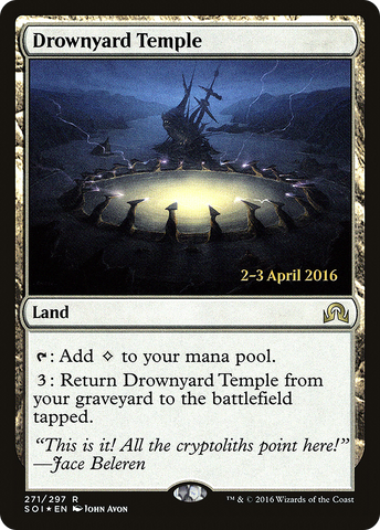 Drownyard Temple [Shadows over Innistrad Prerelease Promos] - The Mythic Store | 24h Order Processing