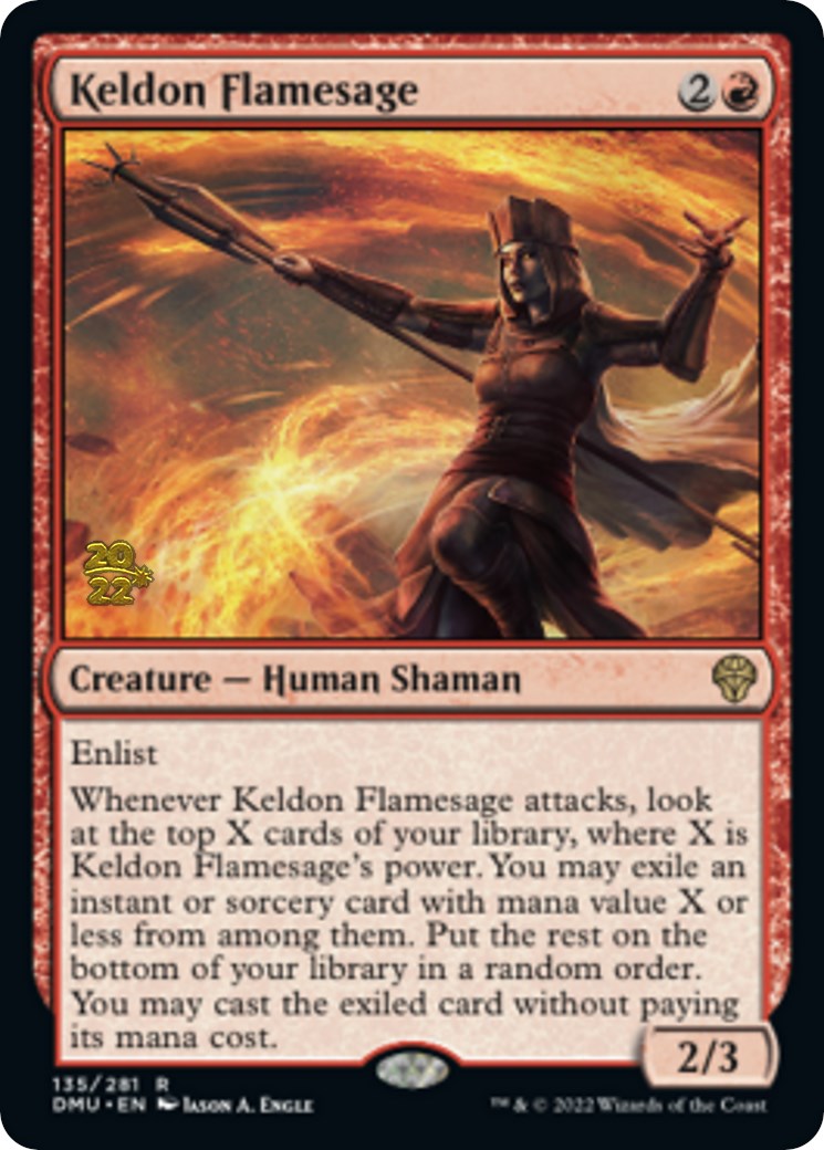 Keldon Flamesage [Dominaria United Prerelease Promos] - The Mythic Store | 24h Order Processing