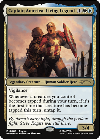 Captain America, Living Legend [Media Promos] - The Mythic Store | 24h Order Processing