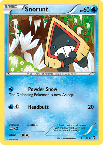 Snorunt (21/101) [Black & White: Plasma Blast] - The Mythic Store | 24h Order Processing