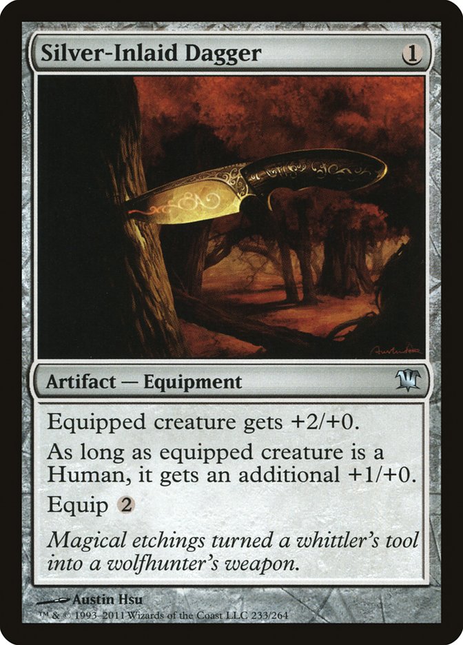 Silver-Inlaid Dagger [Innistrad] - The Mythic Store | 24h Order Processing