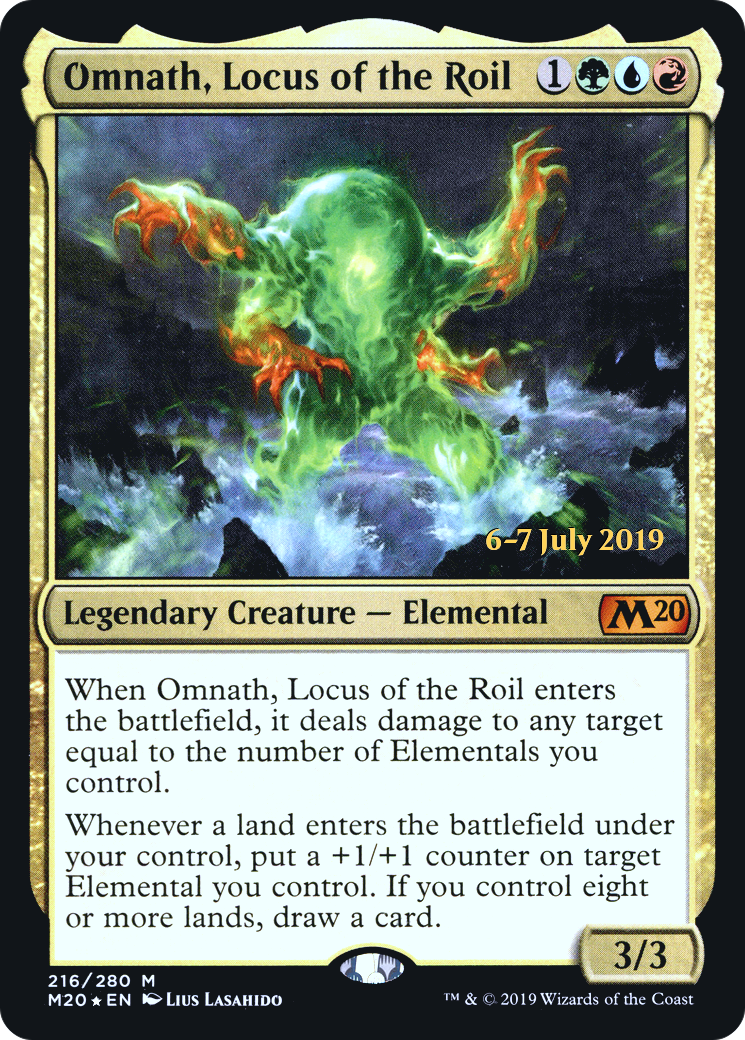 Omnath, Locus of the Roil [Core Set 2020 Prerelease Promos] - The Mythic Store | 24h Order Processing