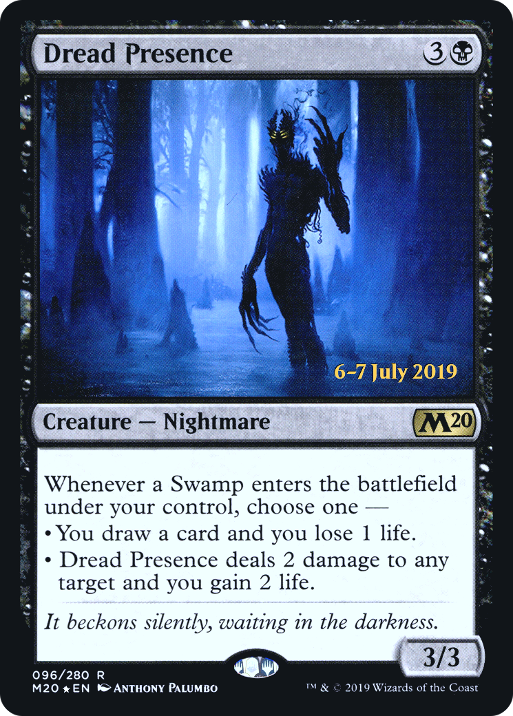 Dread Presence [Core Set 2020 Prerelease Promos] - The Mythic Store | 24h Order Processing