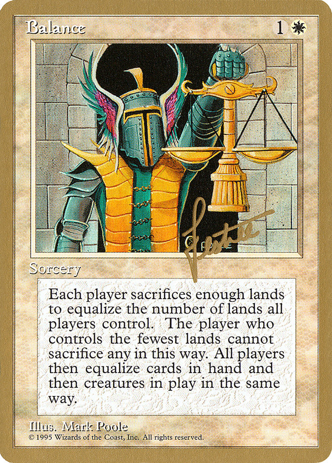 Balance (Bertrand Lestree) [Pro Tour Collector Set] - The Mythic Store | 24h Order Processing