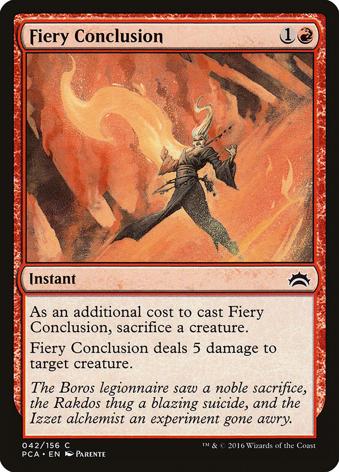 Fiery Conclusion [Planechase Anthology] - The Mythic Store | 24h Order Processing