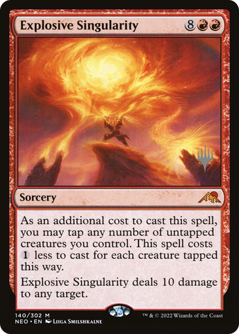 Explosive Singularity (Promo Pack) [Kamigawa: Neon Dynasty Promos] - The Mythic Store | 24h Order Processing