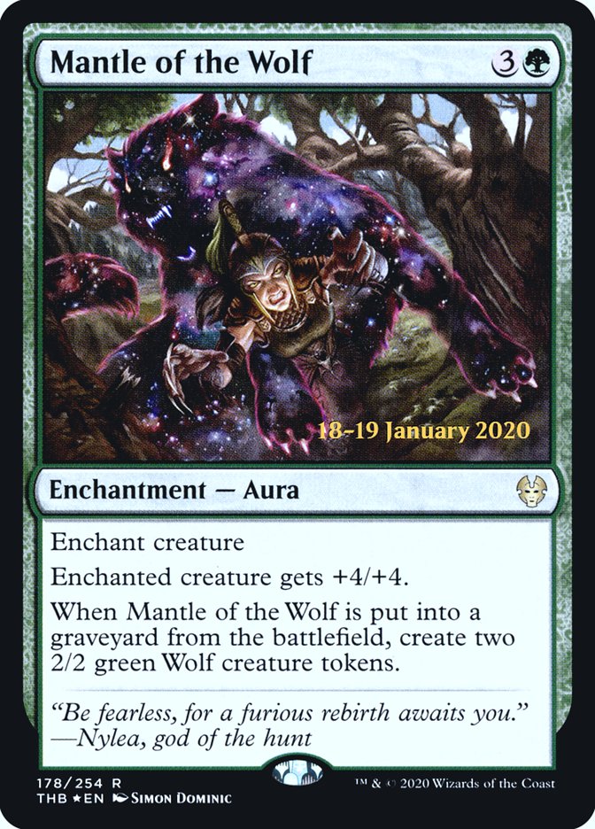 Mantle of the Wolf [Theros Beyond Death Prerelease Promos] - The Mythic Store | 24h Order Processing