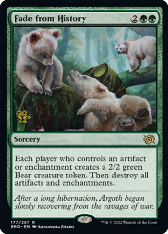 Fade from History [The Brothers' War Prerelease Promos] - The Mythic Store | 24h Order Processing