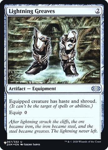 Lightning Greaves [Secret Lair: Heads I Win, Tails You Lose] - The Mythic Store | 24h Order Processing