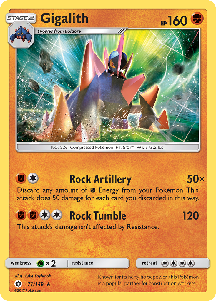 Gigalith (71/149) [Sun & Moon: Base Set] - The Mythic Store | 24h Order Processing