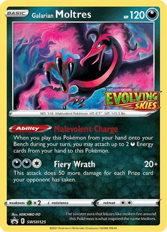 Galarian Moltres (SWSH125) (Prerelease Promo) [Sword & Shield: Black Star Promos] - The Mythic Store | 24h Order Processing