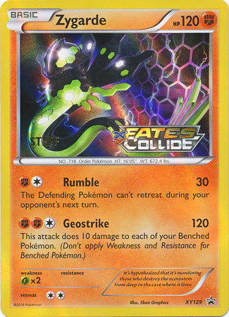 Zygarde (XY129) (Staff) [XY: Black Star Promos] - The Mythic Store | 24h Order Processing